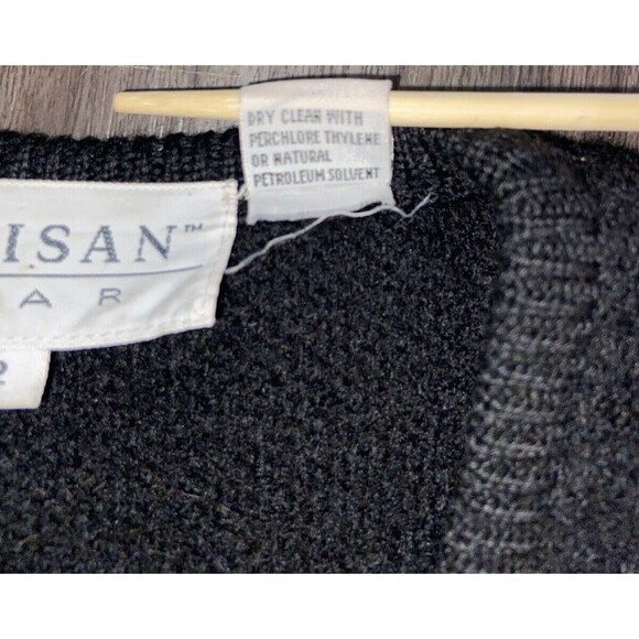 Vintage Artisan Wear Sweater Women's Large  80s 90s Size 12 - Picture 8 of 10